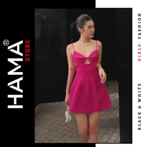 Đầm nữ hai dây HAMA STORE H1 - Hỡ chân ngực cá tính